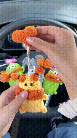 Kraft Key Bag | Handmade Crochet Design 1