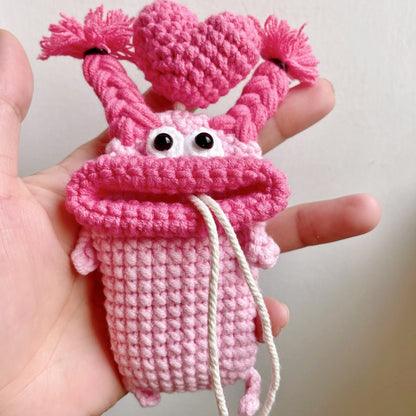 Kraft Key Bag | Handmade Crochet Design 10