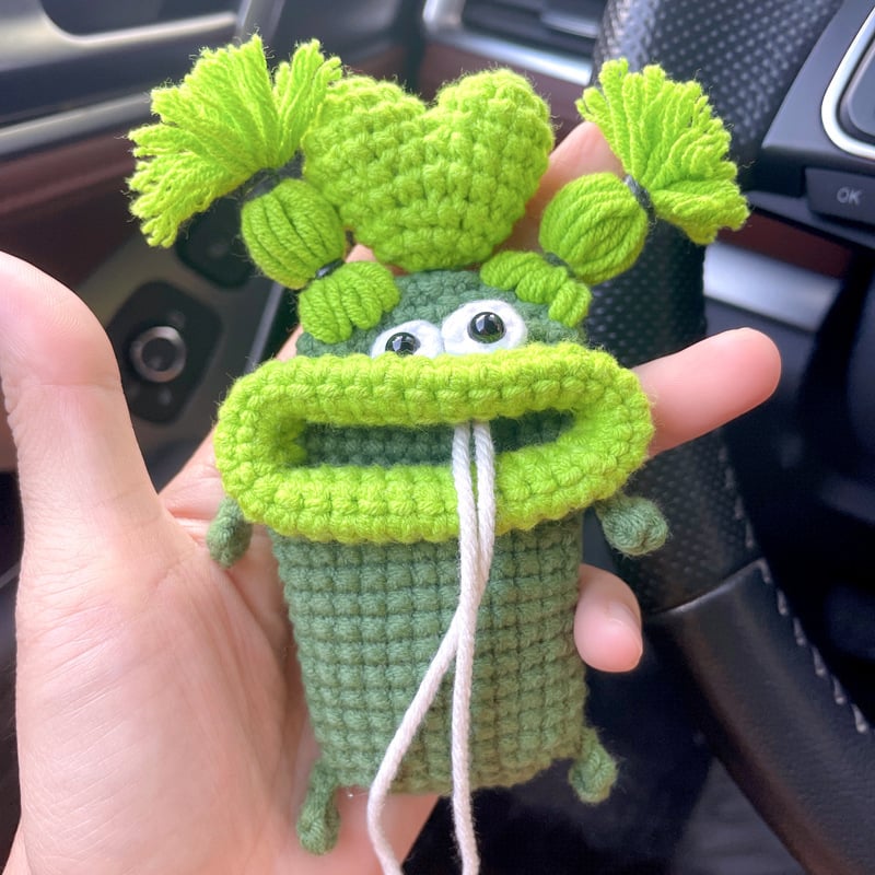 Kraft Key Bag | Handmade Crochet Design 16