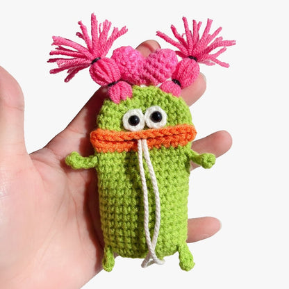 Kraft Key Bag | Handmade Crochet Design 19