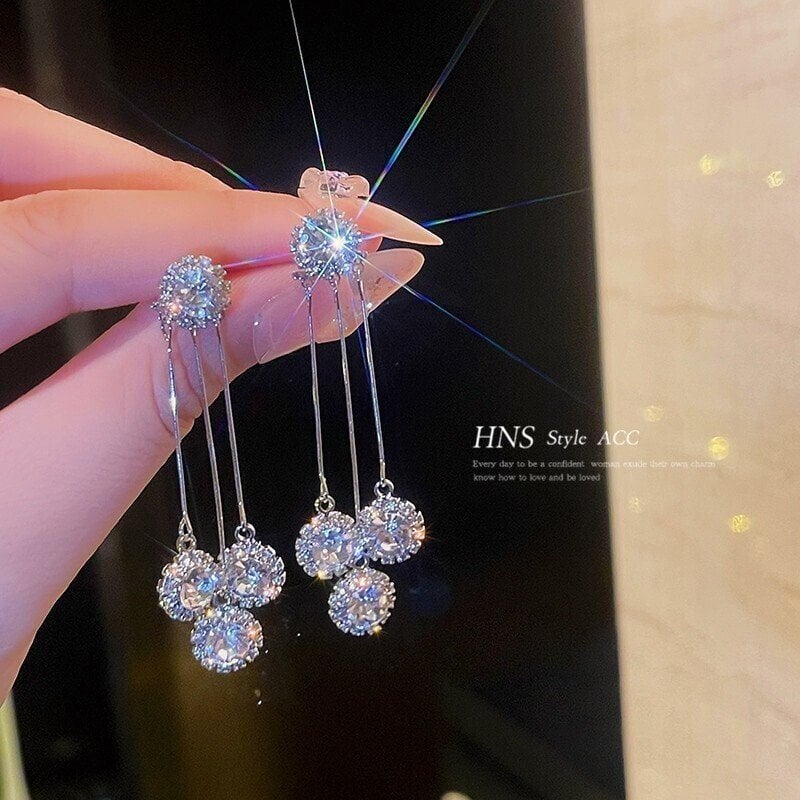 Lara Petal Earrings | Hypoallergenic Gold Plated, Zirconia Sparkle for Women