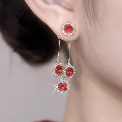 Lara Petal Earrings | Hypoallergenic Gold Plated, Zirconia Sparkle for Women 10
