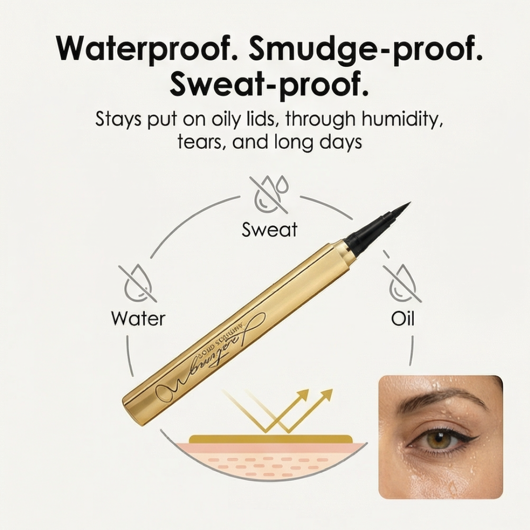 Lina Liquid Eyeliner Pen | Waterproof, Ultra-Fine Tip 4