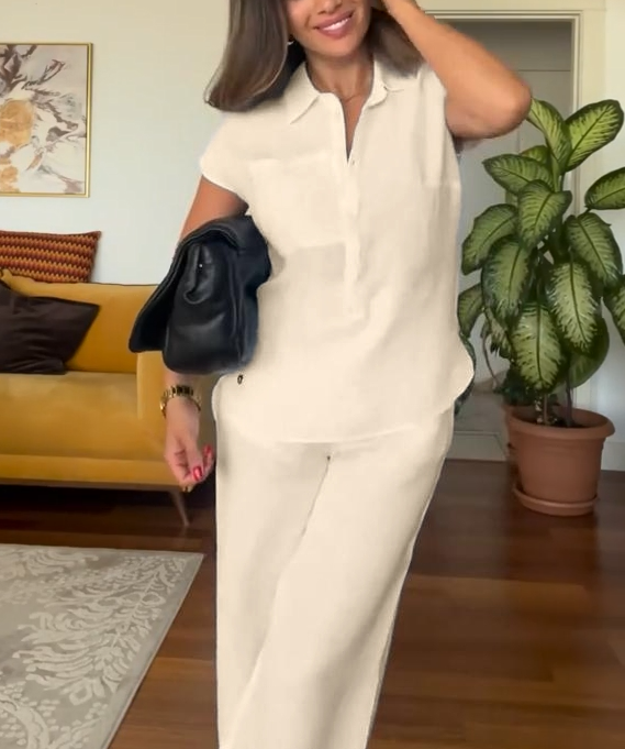 Lina Summer Suit | Linen Blend, Effortless Style 8