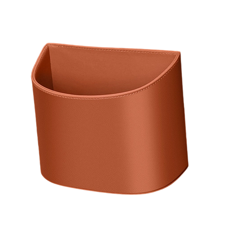 Liora Car Cup Holder | PU Leather, Wide-Mouth Opening, Phone Storage 11