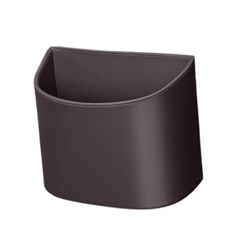 Liora Car Cup Holder | PU Leather, Wide-Mouth Opening, Phone Storage 13