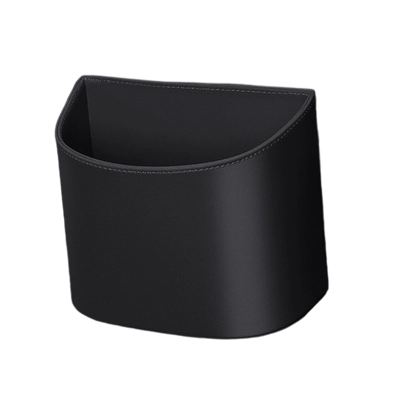 Liora Car Cup Holder | PU Leather, Wide-Mouth Opening, Phone Storage 16