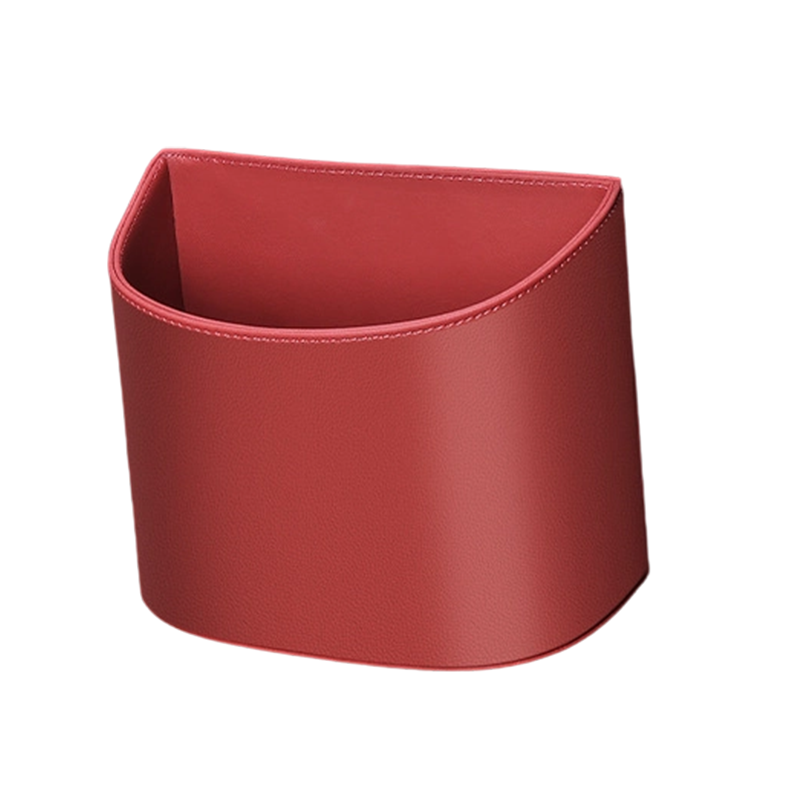 Liora Car Cup Holder | PU Leather, Wide-Mouth Opening, Phone Storage 9