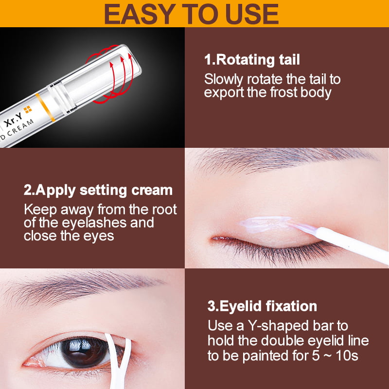 Liora Eyelid Cream | Waterproof, Long-Lasting Hold, Easy Application 5