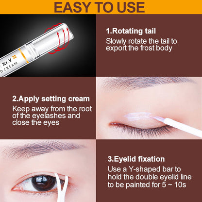 Liora Eyelid Cream | Waterproof, Long-Lasting Hold, Easy Application 5
