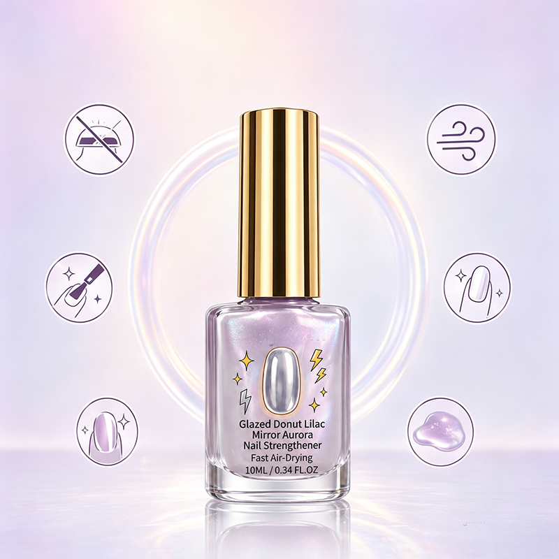 Liora Nail Strengthener | Fast Drying, Glossy Mirror Finish, 10 ml 3