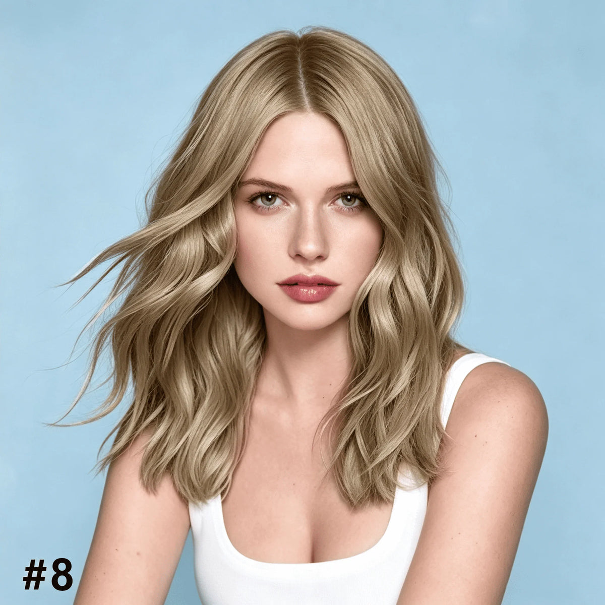 Liora Tape-In Hair Extensions | 100% Virgin Human Hair, Invisible Seamless Blend, 10 Pieces 7
