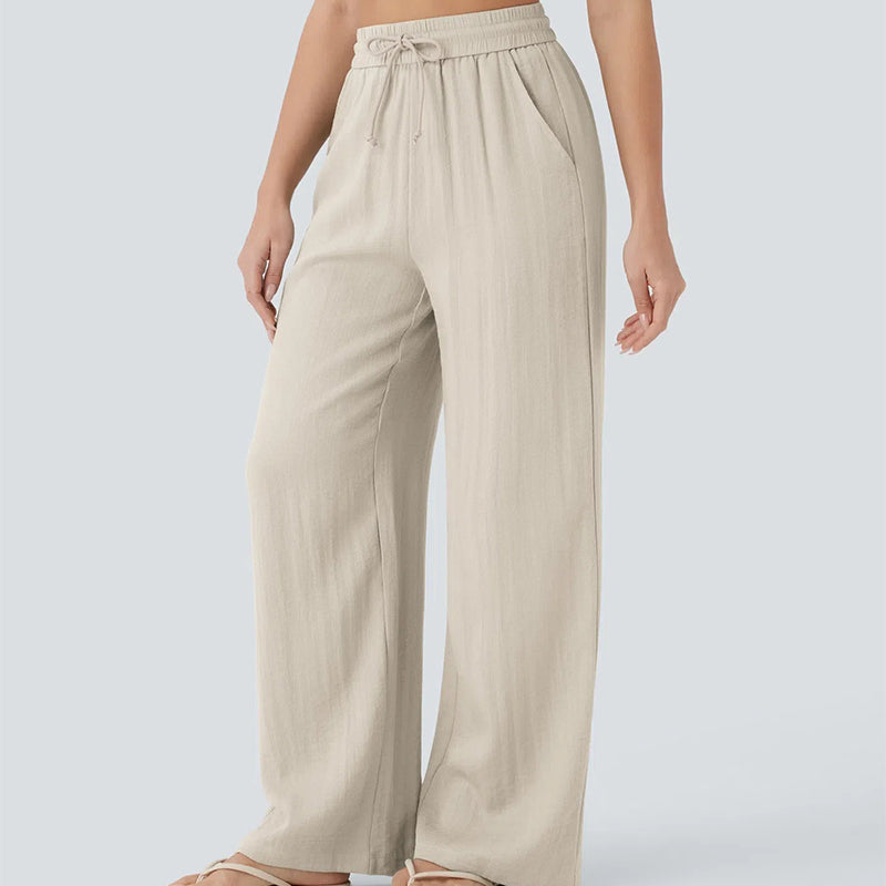 Lira Casual Pants | Lightweight Breathable, Elastic Drawstring for Women 8