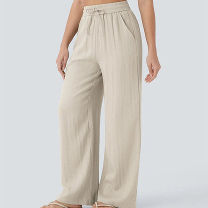 Lira Casual Pants | Lightweight Breathable, Elastic Drawstring for Women 8