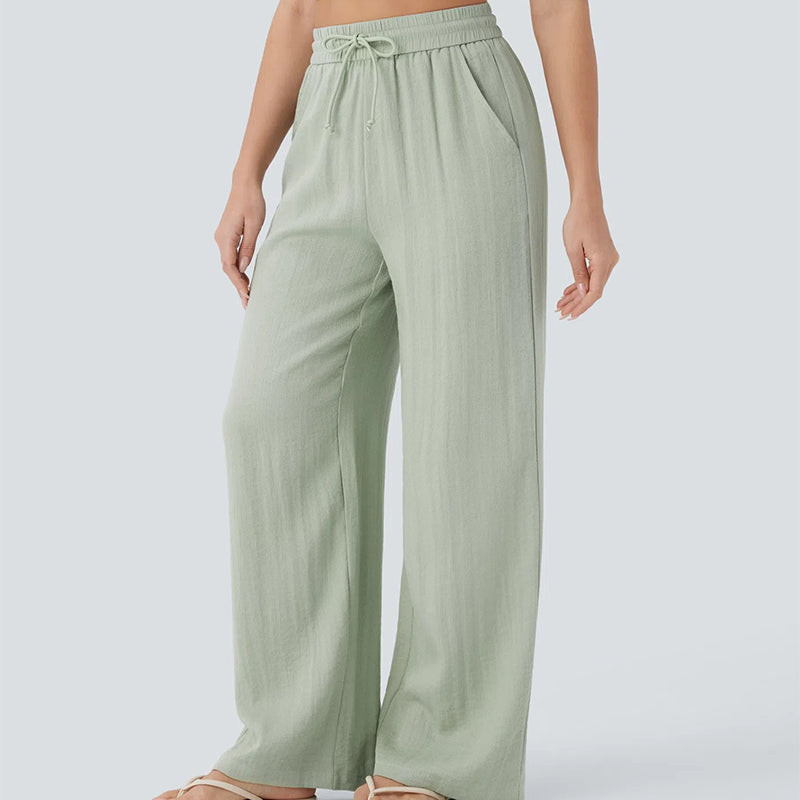 Lira Casual Pants | Lightweight Breathable, Elastic Drawstring for Women 9