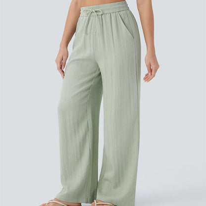Lira Casual Pants | Lightweight Breathable, Elastic Drawstring for Women 9