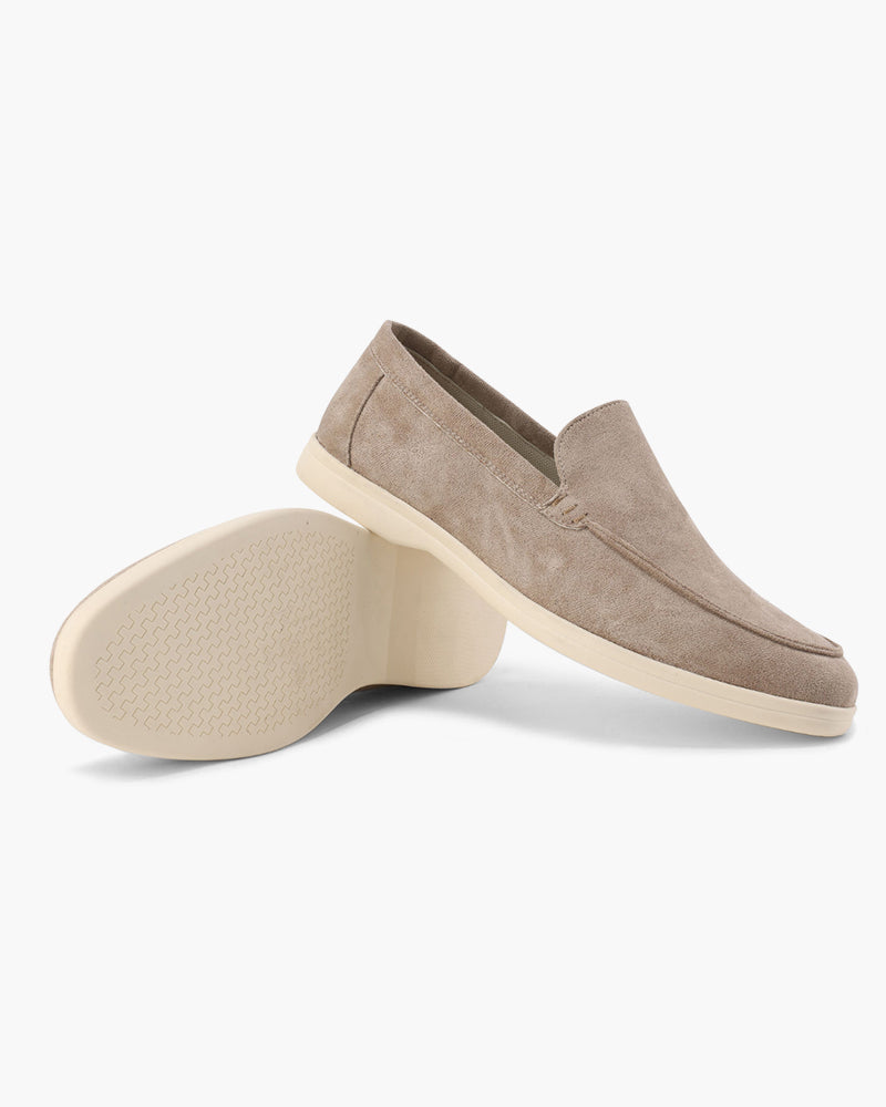 Klassiske Ruskind Slip-on Loafers