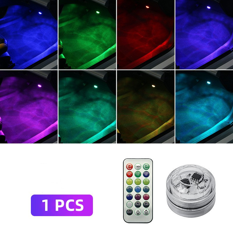 Luma Bil LED-lys | 13 Farver Ambient, Trådløs Fjernbetjening