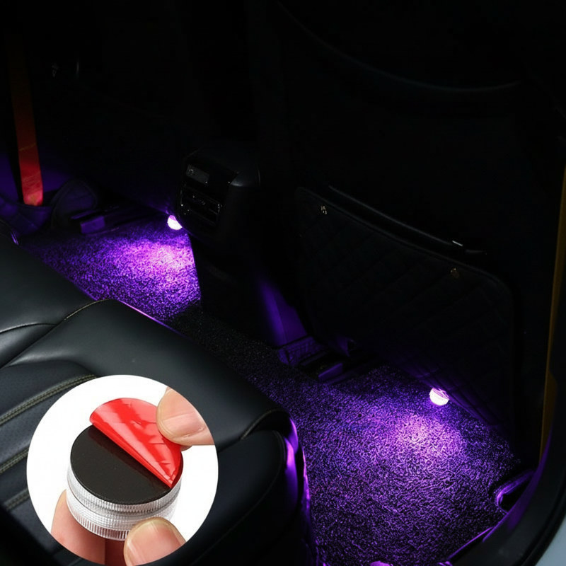 Luma Car LED Lights | 13 Color Ambient, Wireless Remote Control 4
