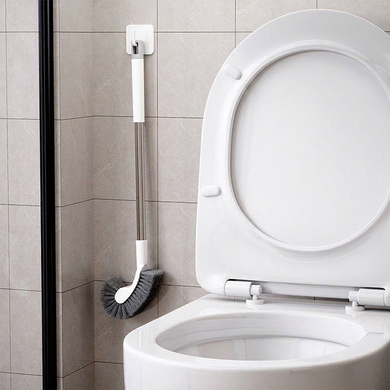 Luma Toilet Brush | Curved Head, Stainless Steel Handle 1