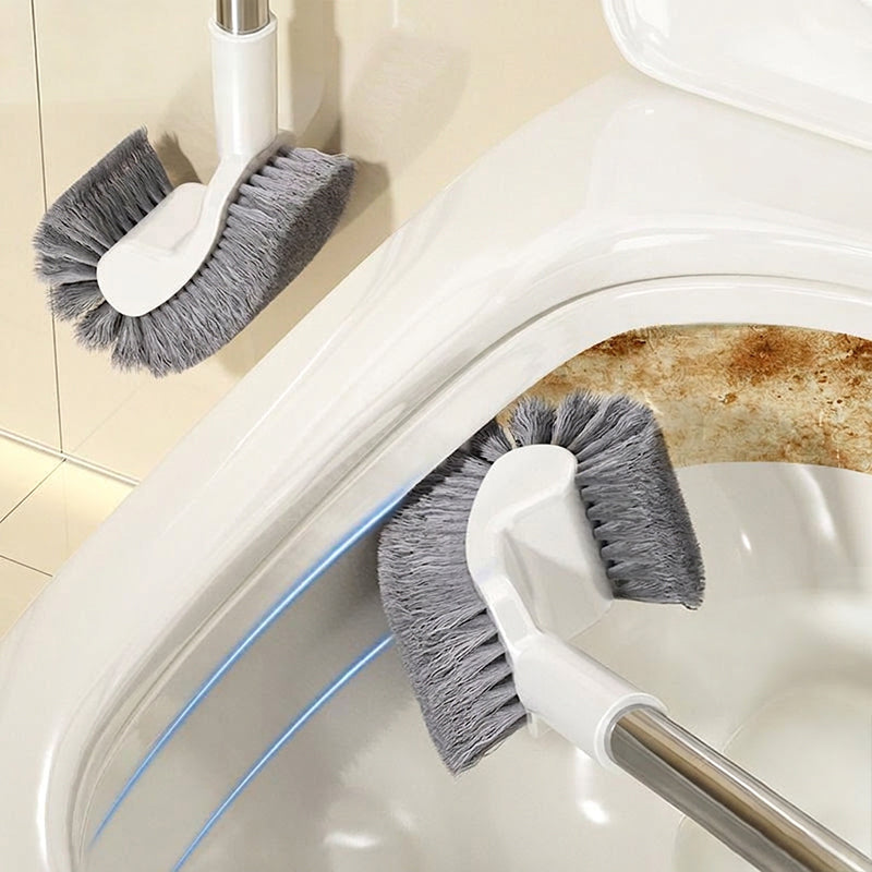 Luma Toilet Brush | Curved Head, Stainless Steel Handle 3