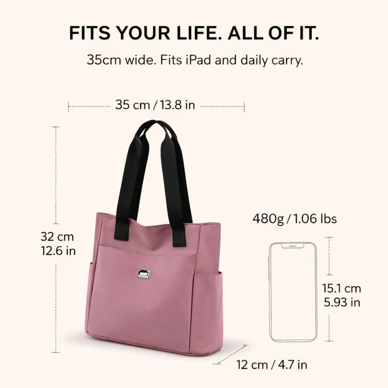 Luma Tote Bag | Waterproof, Lightweight Nylon 4
