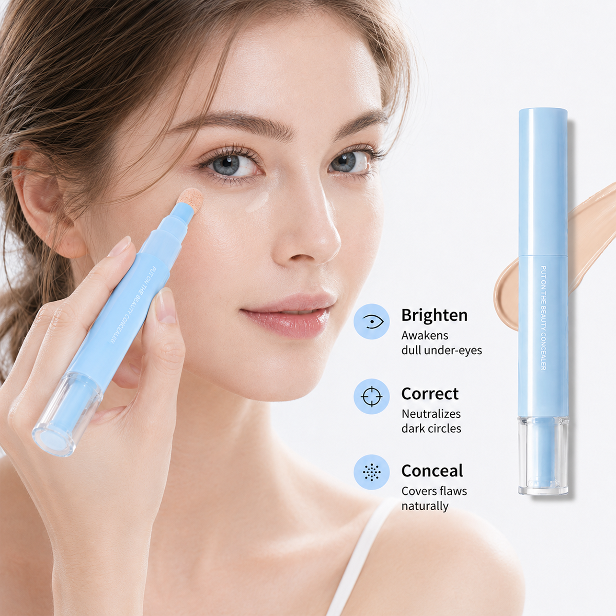 Luna Concealer Pen | Lightweight, Full-Coverage, 24-Hour Wear 3