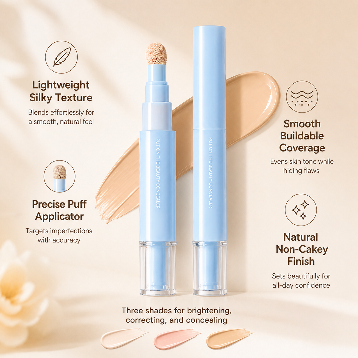 Luna Concealer Pen | Lightweight, Full-Coverage, 24-Hour Wear 4