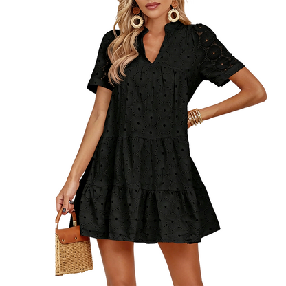 Luna Lace Dress | Lightweight, Eyelet Detailing 10