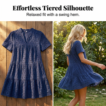 Luna Lace Dress | Lightweight, Eyelet Detailing 8
