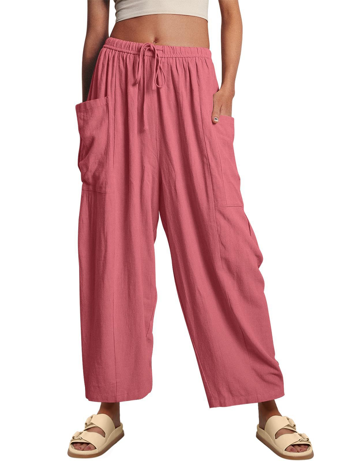 Luna Linen Pants | Lightweight, High-Waisted 10