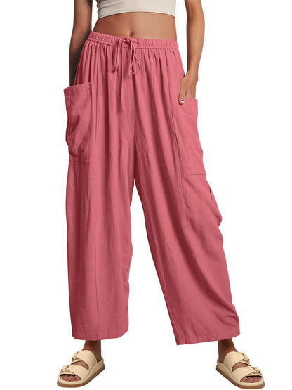 Luna Linen Pants | Lightweight, High-Waisted 10