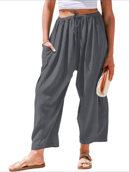 Luna Linen Pants | Lightweight, High-Waisted 15