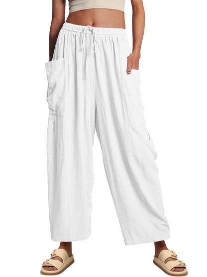 Luna Linen Pants | Lightweight, High-Waisted 17