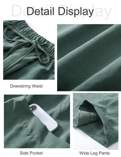 Luna Linen Pants | Lightweight, High-Waisted 6