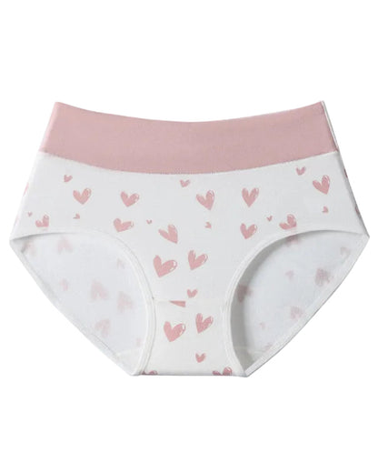 Luna Love Panties | Soft Cotton, High Rise Design, Full Coverage (6 Pack) 6