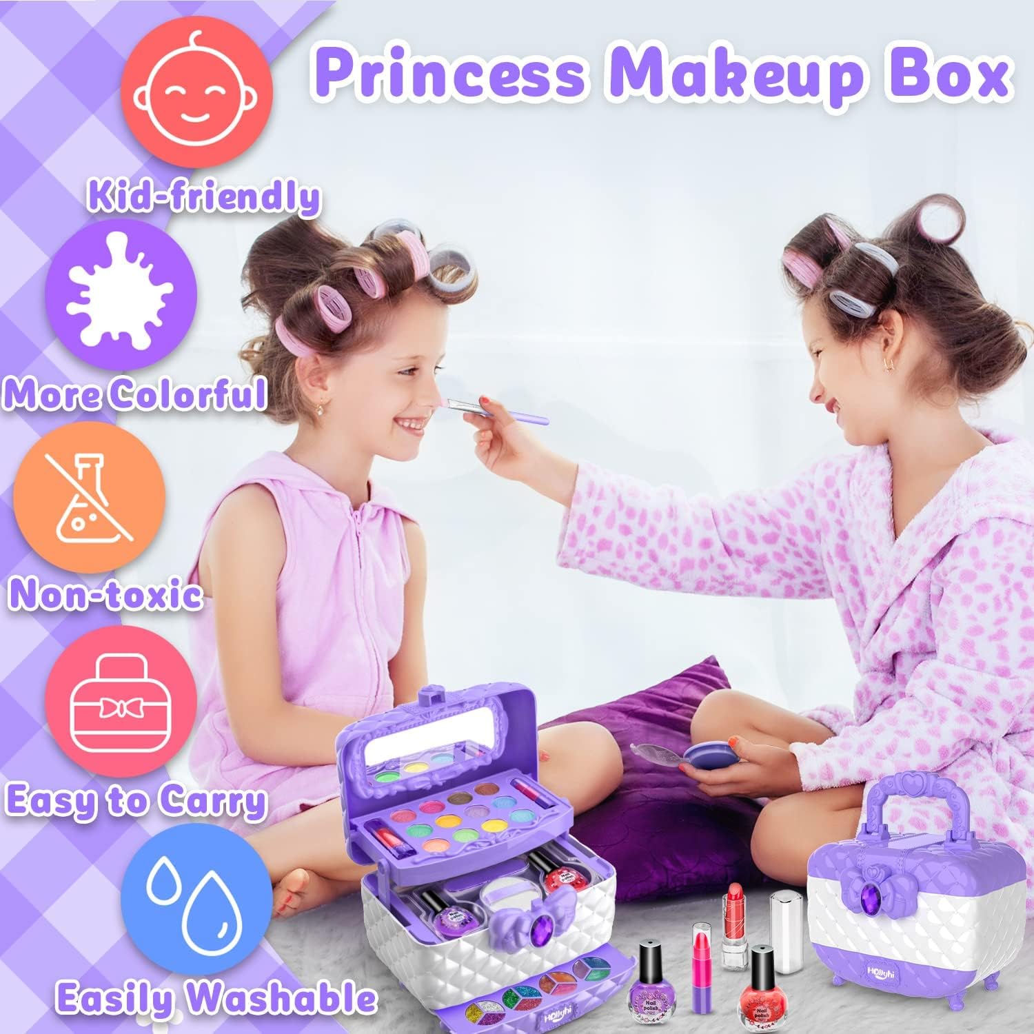 Luna Makeup Kit | Non-Toxic, Washable Play Set 7