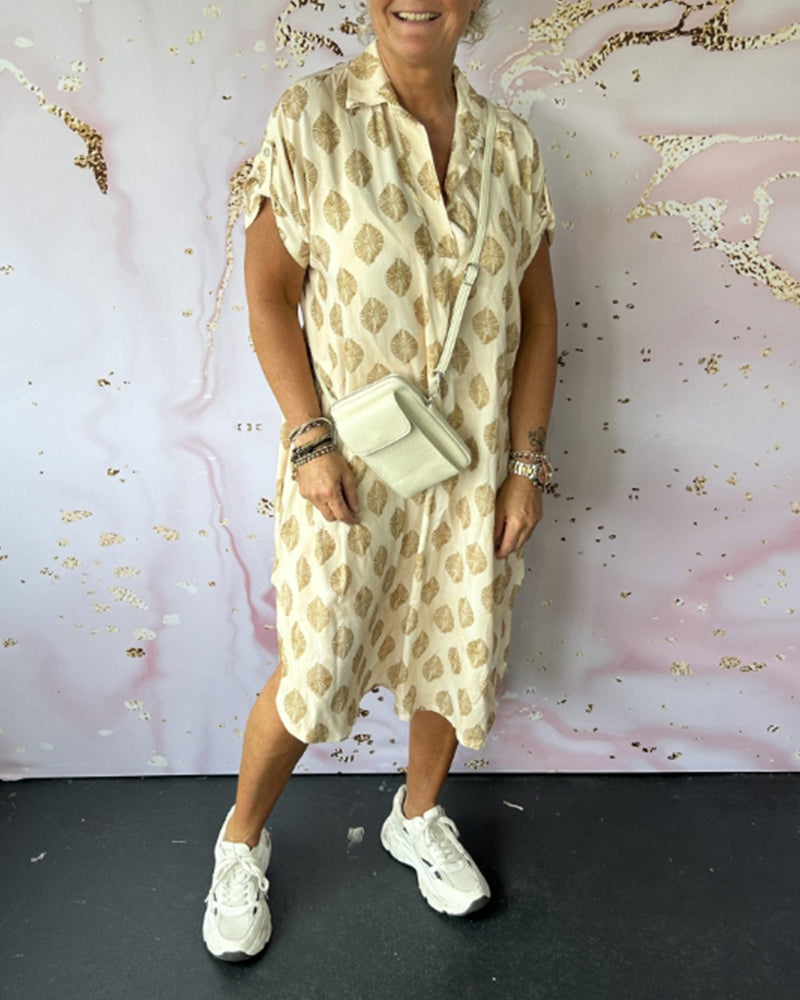 Luna Printed Shirt Dress | Comfortable Loose Fit 5