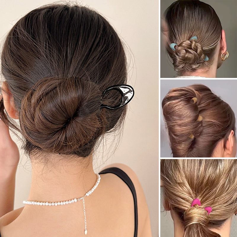 Lunara Hair Pins Set | Effortless Updos, 6 Pieces, Ideal Hair Clips for Thick Hair 2
