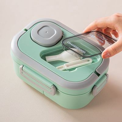 Lunex Bento Lunch Box | Leak-Proof, BPA-Free with Compartments and Carry Handle 2