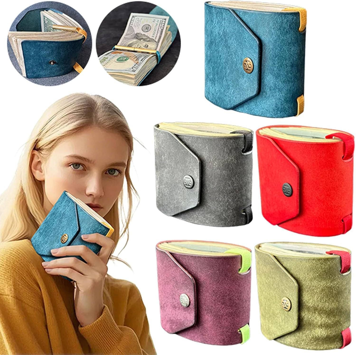 Luno Cash Wrap Wallet | Premium Leather, Magnetic Clasp 1
