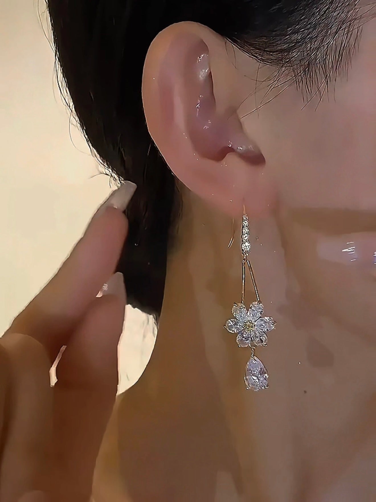 Lunora Earrings | Gold Plated, Lightweight Design 3