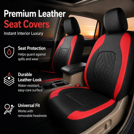 LuxeGuard Car Seat Protector | Durable Waterproof Cover for Pets and Families 0