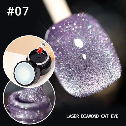 Luxe Cat Eye Nail Polish | Non-Toxic, Natural Resin, Sparkling Effect 10