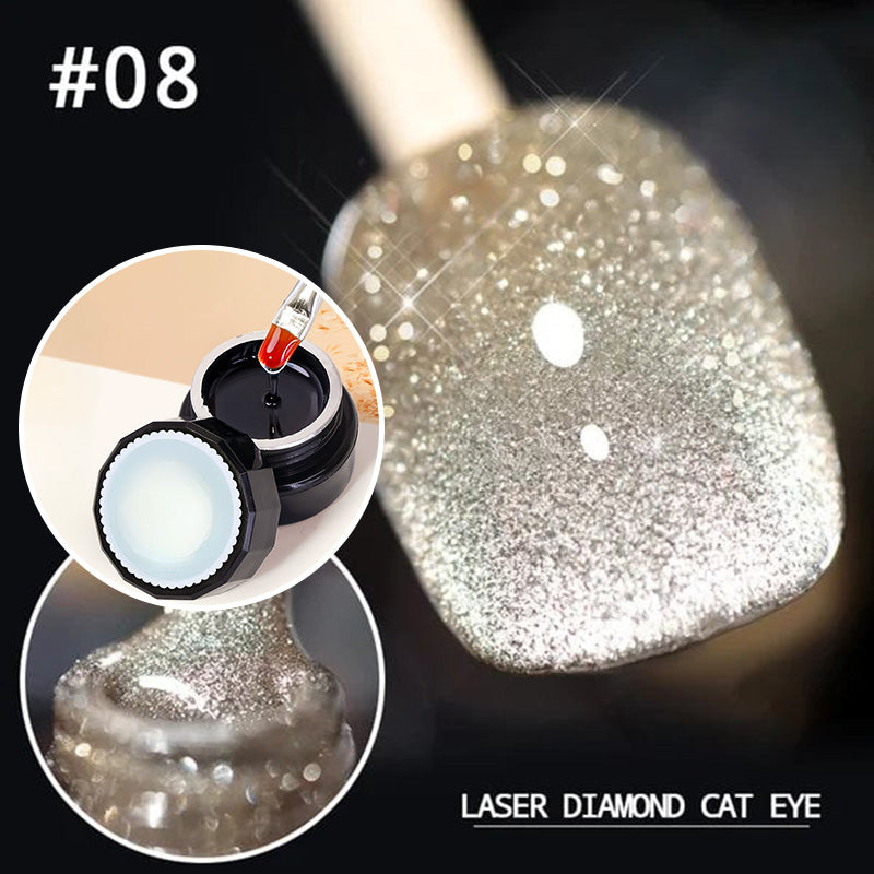 Luxe Cat Eye Nail Polish | Non-Toxic, Natural Resin, Sparkling Effect 11