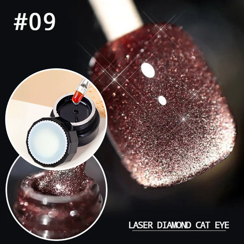 Luxe Cat Eye Nail Polish | Non-Toxic, Natural Resin, Sparkling Effect 12