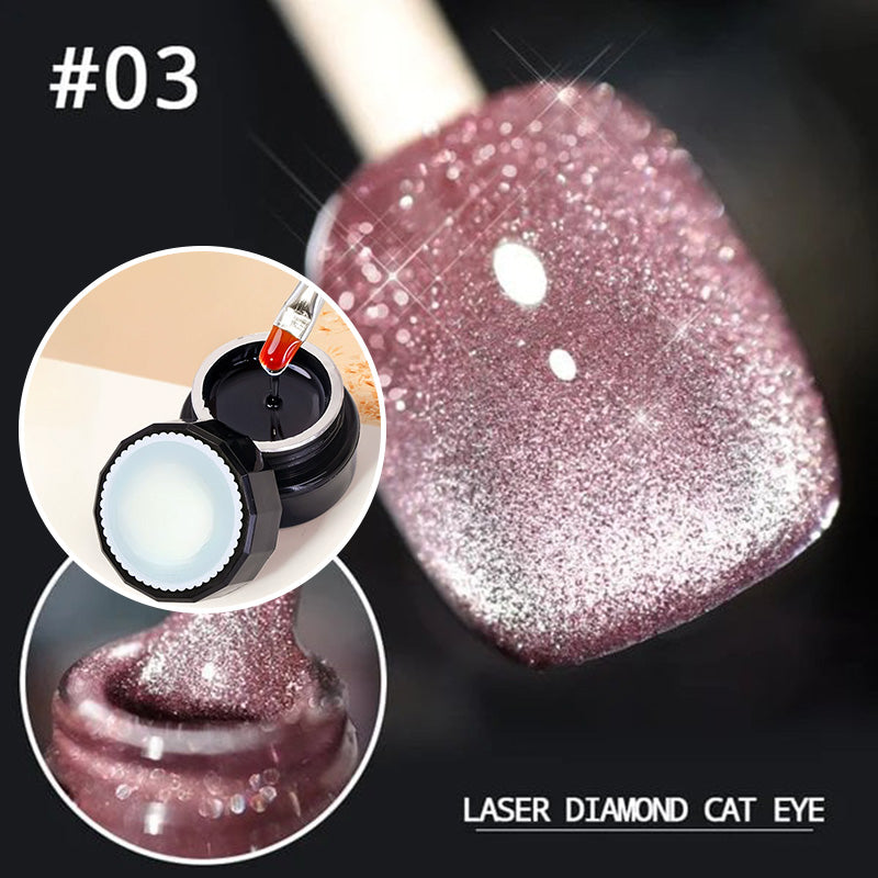 Luxe Cat Eye Nail Polish | Non-Toxic, Natural Resin, Sparkling Effect 14