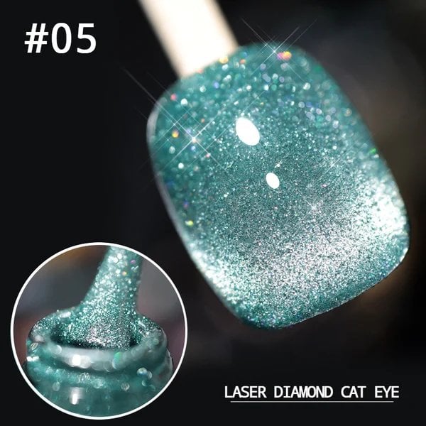 Luxe Cat Eye Nail Polish | Non-Toxic, Natural Resin, Sparkling Effect 17