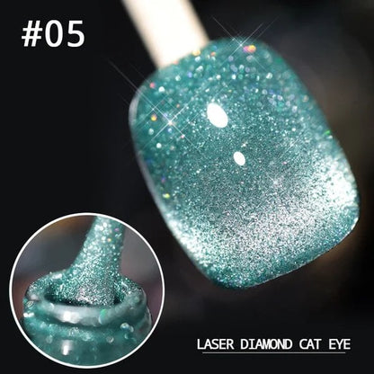 Luxe Cat Eye Nail Polish | Non-Toxic, Natural Resin, Sparkling Effect 17