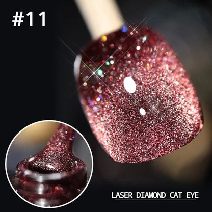 Luxe Cat Eye Nail Polish | Non-Toxic, Natural Resin, Sparkling Effect 19